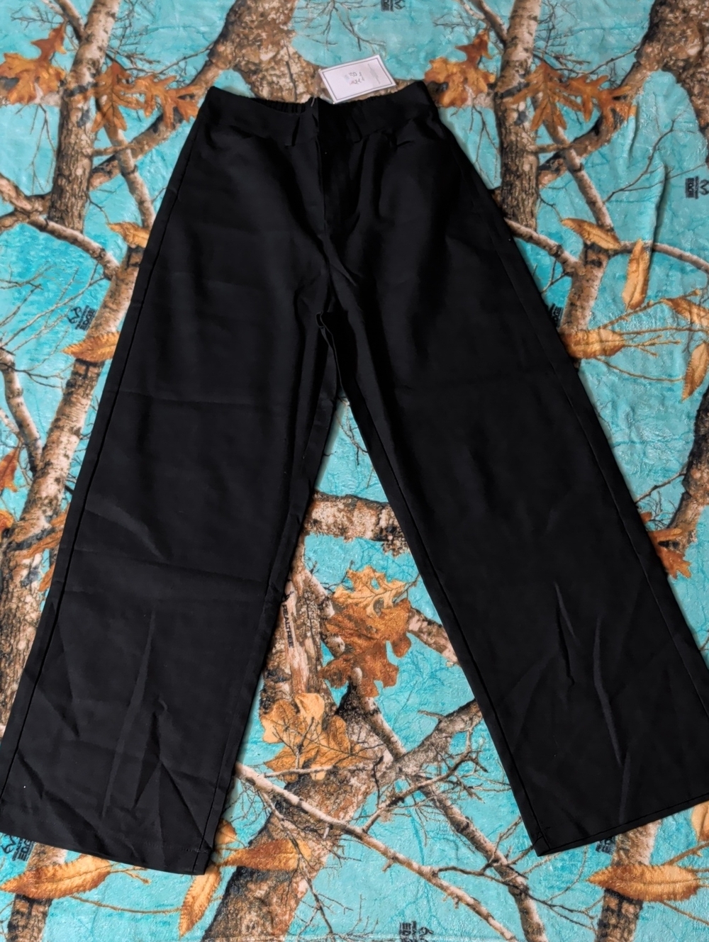 Women's Wide Leg Black Dress Pants